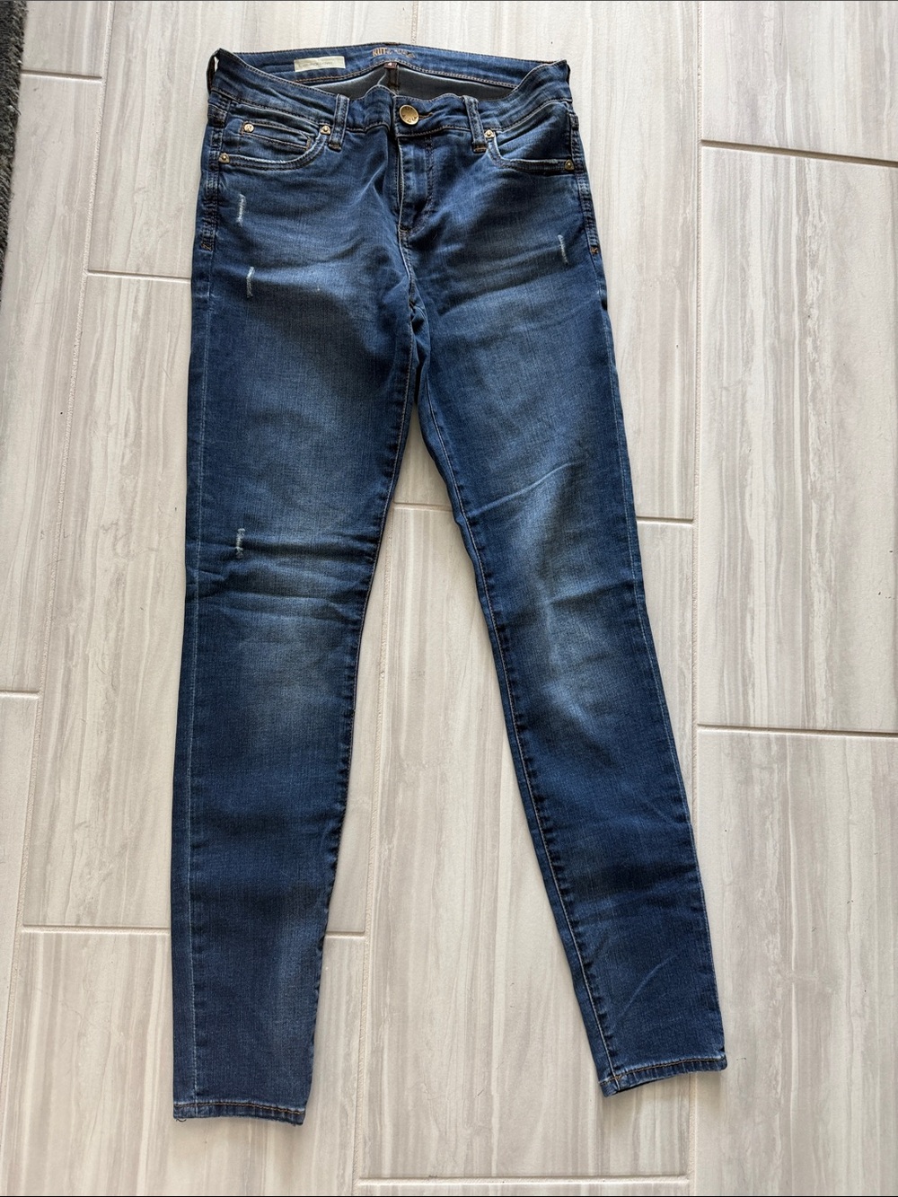 Kut from the Kloth Dark Blue Skinny Jeans